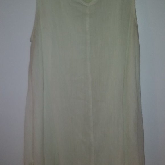 Umgee USA Cream Sleeveless Sidetail Dress/Tunic - Picture 2 of 6